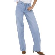 Jean Droit Taille Basse Bleu Clair Femme JDY Katie 1006 pas cher