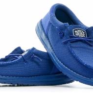 Schuhe Blau Jungen Hey Dude Wally Youth Funk Mono Ansicht 7