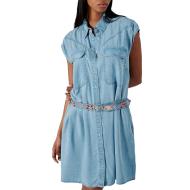 Robe en jean Bleu Femme Kaporal CORRIW pas cher