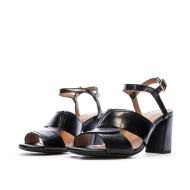 Schwarze Sandalen Frau Geox Neraklia Ansicht 6