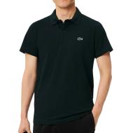 Schwarzes Lacoste-Polohemd für Herren, Regular-Passform