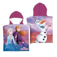 Lila Poncho von Sport Zone „Die Eiskönigin“ günstig
