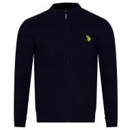 Reißverschlussjacke Schwarz/Gelb Herren US Polo ASSN ALLY günstig