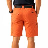 Orangefarbene Cargo-Shorts für Herren von Columbia, Modell „Silver Ridge“ Ansicht 2