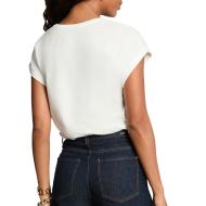 Morgan DFABI Women’s White T-shirt Photo of the Espace des Marques %store% store - view of %key%