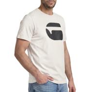 Beiges/schwarzes Herren-T-Shirt von G-Star RAW mit Logo