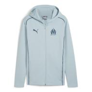 OM Veste de Survêtement Bleu Clair Homme Puma 24/25 pas cher