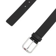 Cinturón negro para hombre Tommy Hilfiger Tjm Austin ver 2