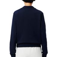 Lacoste Relaxed Fit Fleece Women's Navy Sweatshirt Photo of the Espace des Marques %store% store - view of %key%