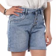 Women's Blue Shorts Monday Premium Long Please