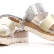 Silver/Gold Sandals for Women Xti 144125 Photo of the Espace des Marques %store% store - view of %key%
