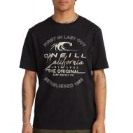 T-Shirt Noir Homme O'Neill Cali Wave pas cher