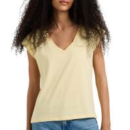 Gelbes Damen-T-Shirt von Pepe Jeans, Modell Cloe günstig