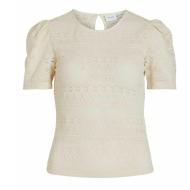 T-Shirt Beige Vila Femme Vichikka pas cher
