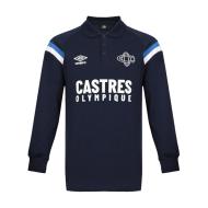 Polo de manga larga Umbro Fan de hombre azul marino barato