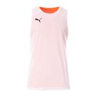 Puma Men’s Reversible White/Orange Basketball Tank Top Photo of the Espace des Marques %store% store - view of %key%