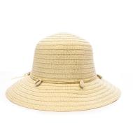 Chapeaux Blanc Via Lorenzo Cloche Camel vue 2