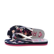 Chanclas de niña Roxy Tahiti azul marino barato