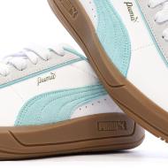 Baskets Blanches/Turquoise Femme Puma Club Klassika vue 7