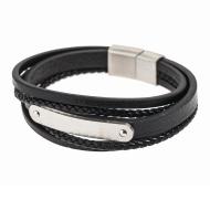Bracelet Noir Geographical Norway 315112 pas cher