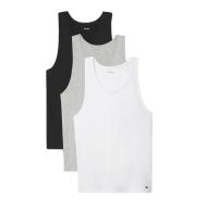 X3 Negro/Blanco/Gris Tank Tops para Hombre Calvin Klein Jeans Tank barato