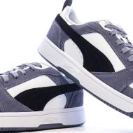 Baskets Blanches/Noires/Bleu Mixte Puma Caven 2.0 vue 7