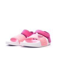 Adidas Adilette K Girls Pink/White Sandals Photo of the Espace des Marques %store% store - view of %key%