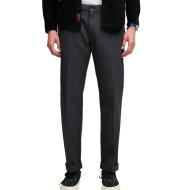 Pantalon fluide Regular Gris Homme Superdry Premium Textured pas cher