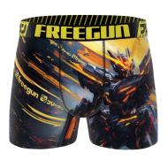 Black/Yellow Boys’ Boxer Shorts – Freegun Monstre affordable