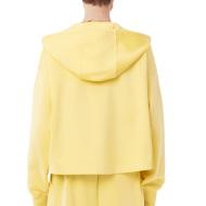 Gelbes Damen-Sweatshirt Lacoste Runway Oversized Ansicht 2