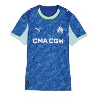 OM Maillot de Football Bleu/Turquoise/Jaune Femme Puma 25/26 pas cher
