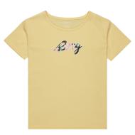 Camiseta Roxy Day and Night amarilla de niña barato