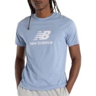 Hellblaues Herren-T-Shirt von New Balance Sports günstig