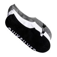3 Paar Socken in Weiß/Grau/Schwarz für Herren von Quiksilver – 3linerpack