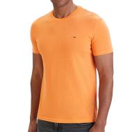 T-shirt Orange Homme Tommy Hilfiger Tjm X Slim Jaspes 1 pas cher