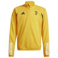 Juventus Children's yellow 1/4 zip sweatshirt Adidas 2023 affordable