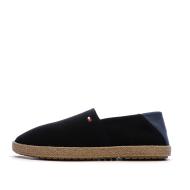 Espadrillas negras/azules para hombre Tommy Hilfiger Core barato