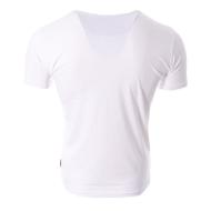 T-Shirt Weiß Mann Das Haus Blaggio MORO Ansicht 2
