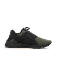 Schwarze/Khaki Jungen Sneakers Kappa San Puerto Lace Ansicht 2