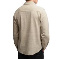 Superdry Men’s Ecru Twill Overshirt Photo of the Espace des Marques %store% store - view of %key%